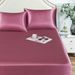 Summer Satin Mattress Protector Fitted Sheet Style Cooling Waterproof Bed Cover For Memory Foam Spring Mattresses_voghion.com