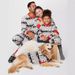 Whimsical Christmas Family Matching Pajama Set – Ultra-Soft Polyester Sleepwear With Playful Prints For Parents & Kids_voghion.com