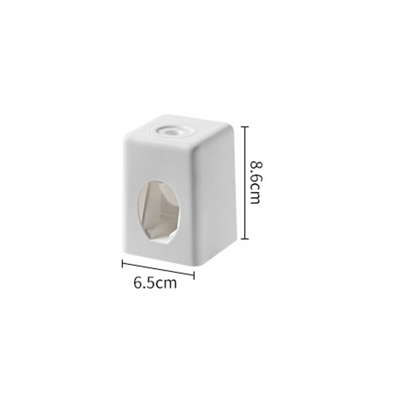 HOME BEST 1 Stück Zahnbürstenhalter für 2 Tassen, Wandmontage, zum Waschen, zum Aufhängen von Tassen, Toilettenregal, automatischer Zahnpastaspender_voghion.com