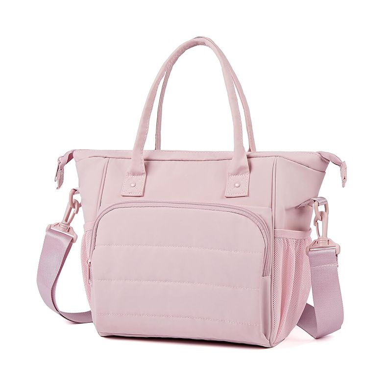 Stilvolle isolierte Umhängetasche zum Mittagessen – leicht und faltbar – modernes minimalistisches Design – Altrosa_voghion.com