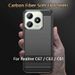 Carbon Fiber Streamer Case For Realme C67 C63 C61 C55 C53 Ultra Thin Anti Slip Matte Soft TPU Back Protector Full Cover Shell_voghion.com