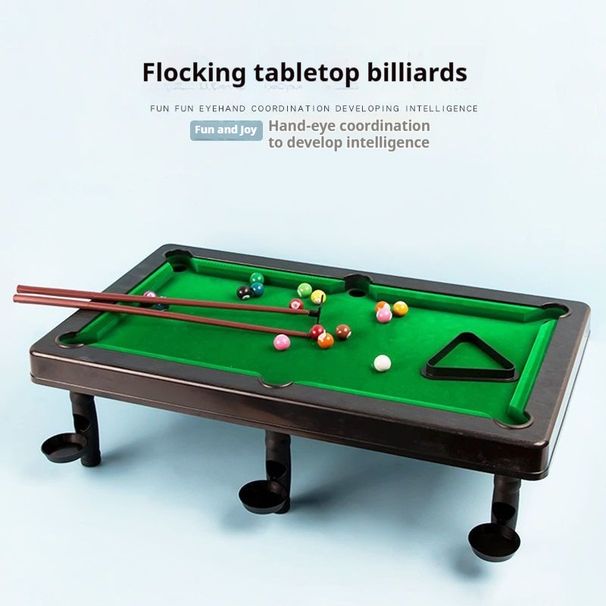 billiard Table Home Simulation Boys And Girls Puzzle Mini Billiards Parent-child Interaction Children Play_voghion.com