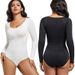 High-Waist Seamless Shapewear Bodysuit - Tummy Control Slimming Full Body Shaper For Women, Ultra Stretchy & Comfortable_voghion.com