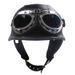 Retro new helmet Leather wrapped helmet Punk style helmet safety helmet_voghion.com