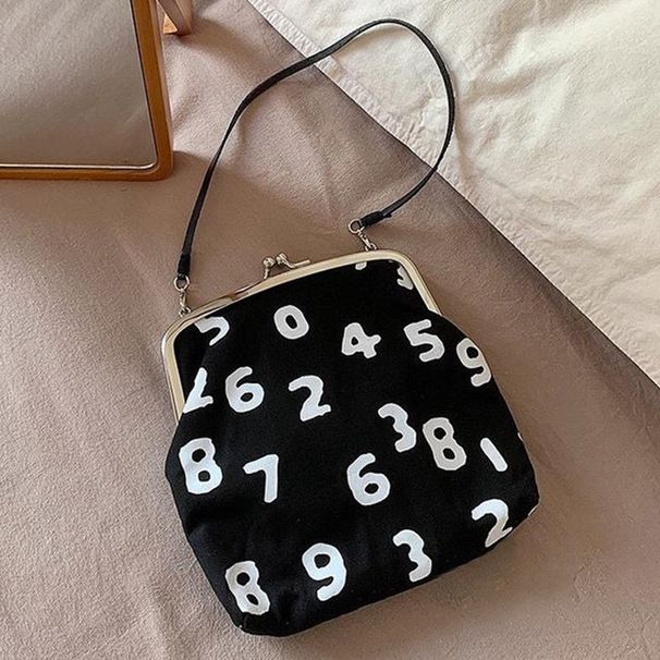 Digitaler Verschluss Handheld Schulter Crossbody Kleine neue lange Riemen Shell Clip Tasche für Frauen_voghion.com