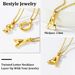 Laatikui Gold Layered Necklace Letter X for Women Girls, Stainless Steel Paperclip Chain Choker 3D Twist Initial Necklac_voghion.com
