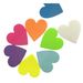 8-Color Heart-Shaped Transparent Sticky Notes, Mini Index Tabs For Books, Study & Office, Waterproof Adhesive, Cute Stationery For Students_voghion.com