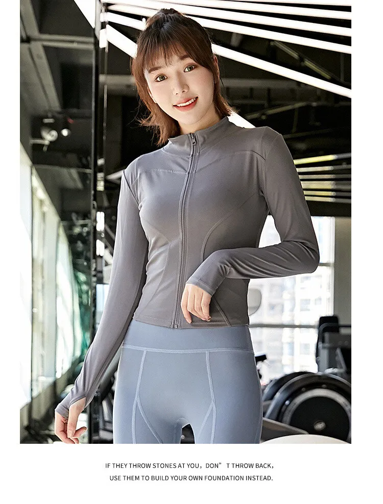 SUPERFLOWER Women Yoga Set Sports Suit Seamless Workout Running Legging T-shirt Coat Bra Set 2-4 Piece_voghion.com