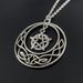 Collane Collana con ciondolo pentagramma nodo celtico vichingo vintage_voghion.com