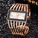 New Style Hollow Wrist Creative Rectangular Dial Ladies Versatile Quartz Women's Watch_voghion.com