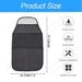 Caer Car Seat Back Protector Cover For Children Kids Backseat Kick Pad Mats With Organizer Universal Auto Interior_voghion.com