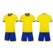 No Pattern Short Sleeve Uniform Football Training Clothing Summer Sportswear Kid Soccer Clothes Sets Z250211_voghion.com