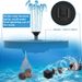 New Solar Energy Storage Floating Lantern Pump Outdoor Courtyard Bird Bath Pool Landscape Fountain Water Feature_voghion.com
