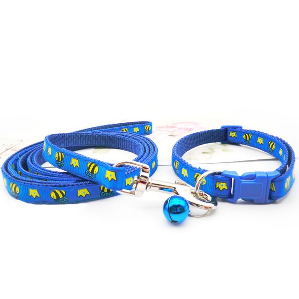 Smycz z łańcuszkiem dla kota i psa, antyzagubiona, akcesoria do spacerów na świeżym powietrzu_voghion.com