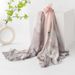 100% Women's Gift Box Spring/Summer Silk Versatile Twill Printed Square Scarf_voghion.com