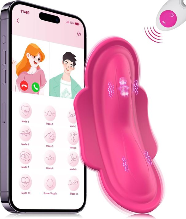 Vibratore indossabile con telecomando APP per donna, mini uovo clitorideo, proiettile, farfalla, rosa, giocattolo, dildo, punto G, lingua, lecca-lecca, macchina del sesso_voghion.com