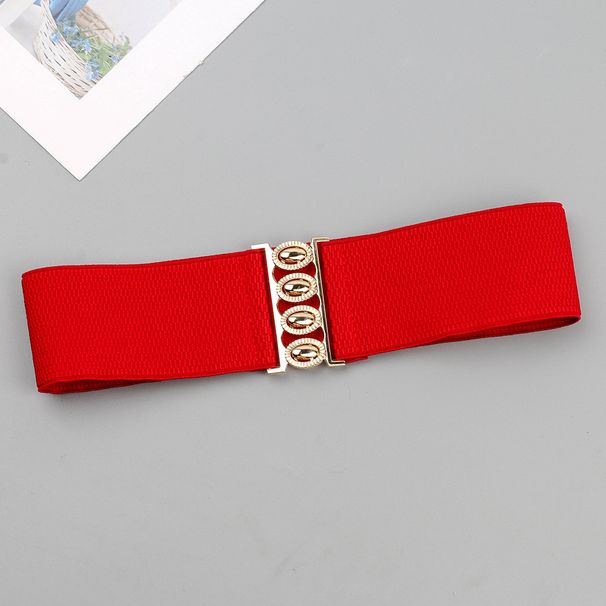 Unisex Elastic elastic Belt Accessories Belt Simple wide waist cover decorative dress accessories waist_voghion.com