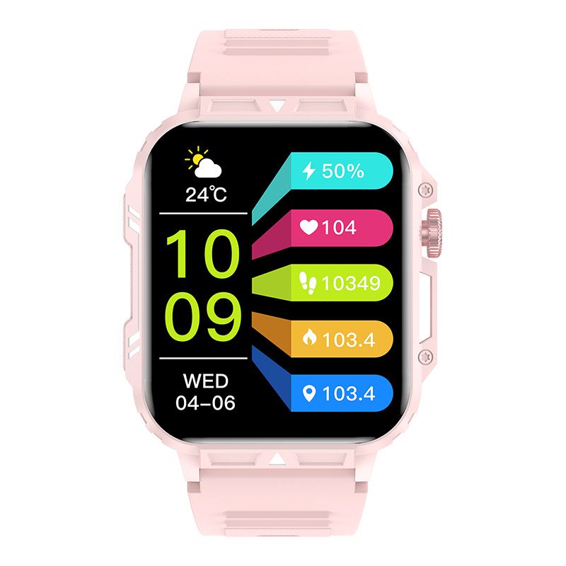 L81 Smart Watch Bluetooth Talk Puls Blodtryck Sömn Hälsoövervakning Träningsmätare Steg Utomhus Tre Förebyggande_voghion.com