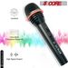 5 Core Handheld Microphone For Singing Pair • Cardioid Vocal Mic • w ON/Off Switch • Included Detachable XLR Cable + Clip + Bag • for Karaoke Recordi_voghion.com