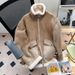 Winter New Stand-up Collar Lamb Wool Jacket Men's Trend Versatile Thickened Locomotive Lapel Padded Jacket Thickened and Warm_voghion.com