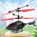 ToysMall RC Helicopter LED Colorful Light Rechargeable 2CH Remote Control Aircraft Model Sensor Control Hovering RC Toys Children Toy Gift_voghion.com