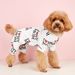 Pet Clothes Cat Print Boxer Sweatshirt Dog Summer Thin Jumpsuit Puppy Top_voghion.com