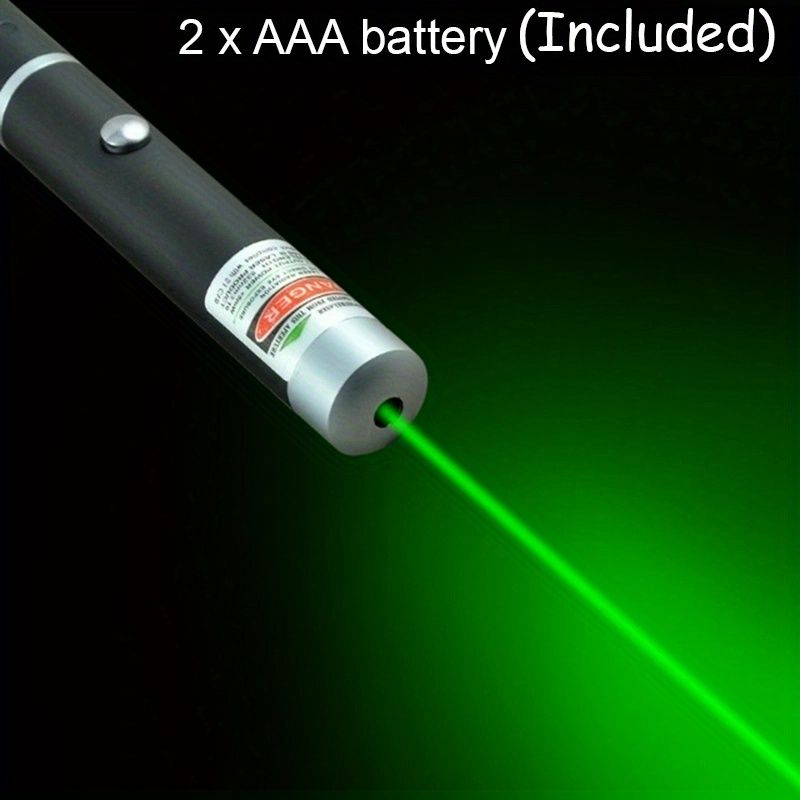 1pc 3-in-1 Laser Pointer - Red, Green, And Purple - Multi-Functional Presentation Tool_voghion.com