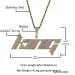 Collana con ciondolo a lettera personalizzato in rame con zirconi, moda street hip hop, personalità per uomo e donna_voghion.com