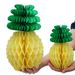 Ananas-Wabenball, Ananas-Papierwaben, Obstwabendekoration, Hawaii-Partydekoration, kreativ geformter Blumenball_voghion.com