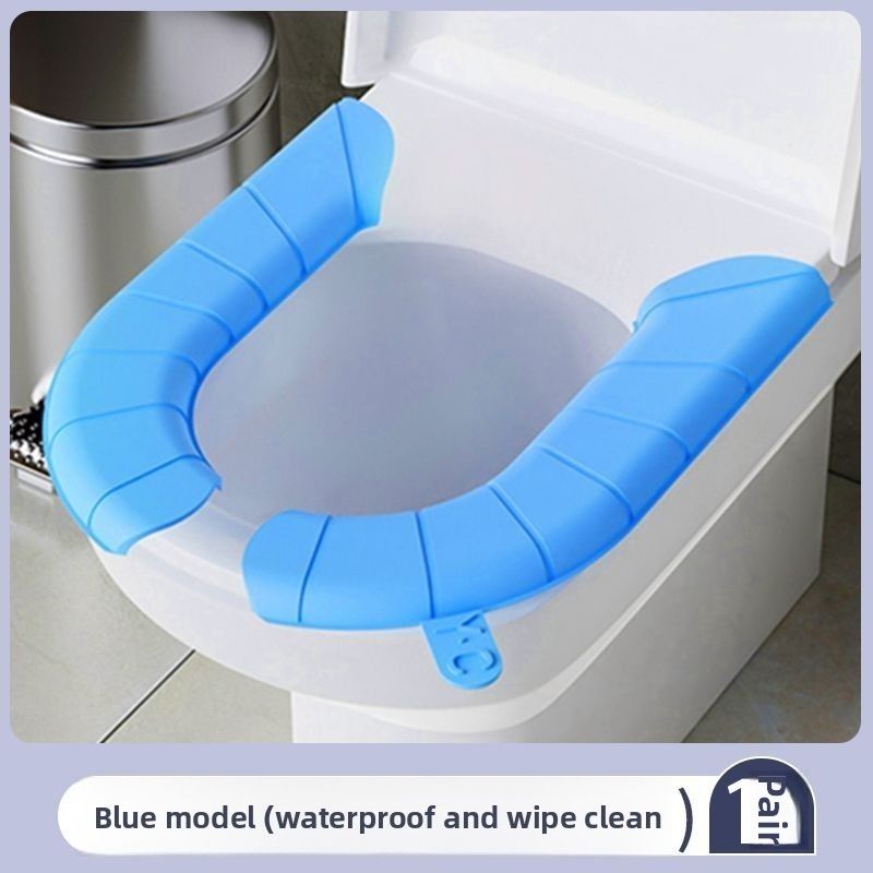 Waterproof No-Wash, One-Wipe Clean, All-Season Universal Pad, Seat Ring Cushion, High Foam Toilet Pad_voghion.com