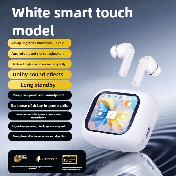 M6 Bluetooth-Headset mit Touchscreen, langer Akkulaufzeit, Geräuschunterdrückung und intelligentem Bildschirm_voghion.com