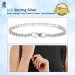 Designer ORSA JEWELS Bracciale tennis da donna in argento sterling 925 con montatura a castone da 2530 mm, zirconi cubici, fatto a mano_voghion.com