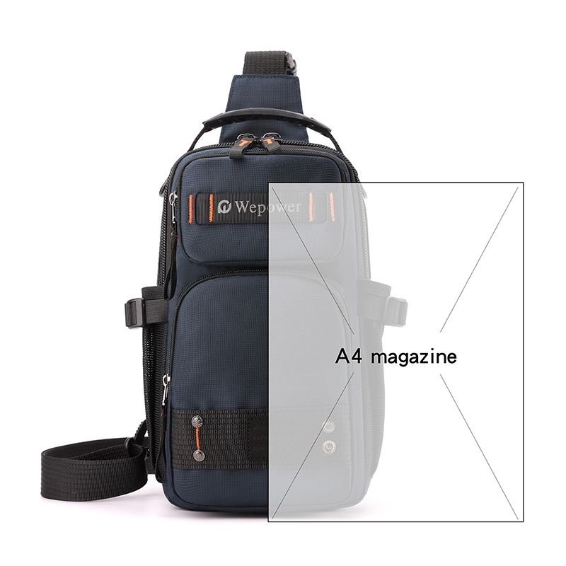 AI Le New Arrival Large Capacity Shoulder Men's Chest Men Summer Crossbody Oxford Cloth Backpack Outdoor Commuter Bag_voghion.com