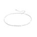 Cavigliera scintillante in argento puro per donna, semplice braccialetto alla caviglia con cielo stellato in stile coreano, sensazione di alta qualità di nicchia_voghion.com