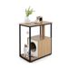Cat Furniture Coffee Table Cat House with Scratching Post_voghion.com