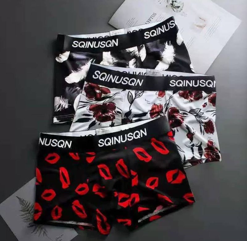 Calzoncillos bóxer de seda de hielo para hombre: ropa interior transpirable de verano, elegantes y cómodos._voghion.com