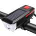 Solarbetriebene Hupen und multifunktionale Fahrrad-Frontlichter für das Radfahren im Freien: USB-Doppellade-Nachtlichter_voghion.com