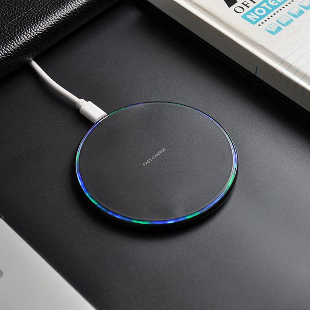 KD-19 Charger For Mobile Phones, Desktop, Ultra-thin 10W Wireless Fast Flash Charging Disc_voghion.com
