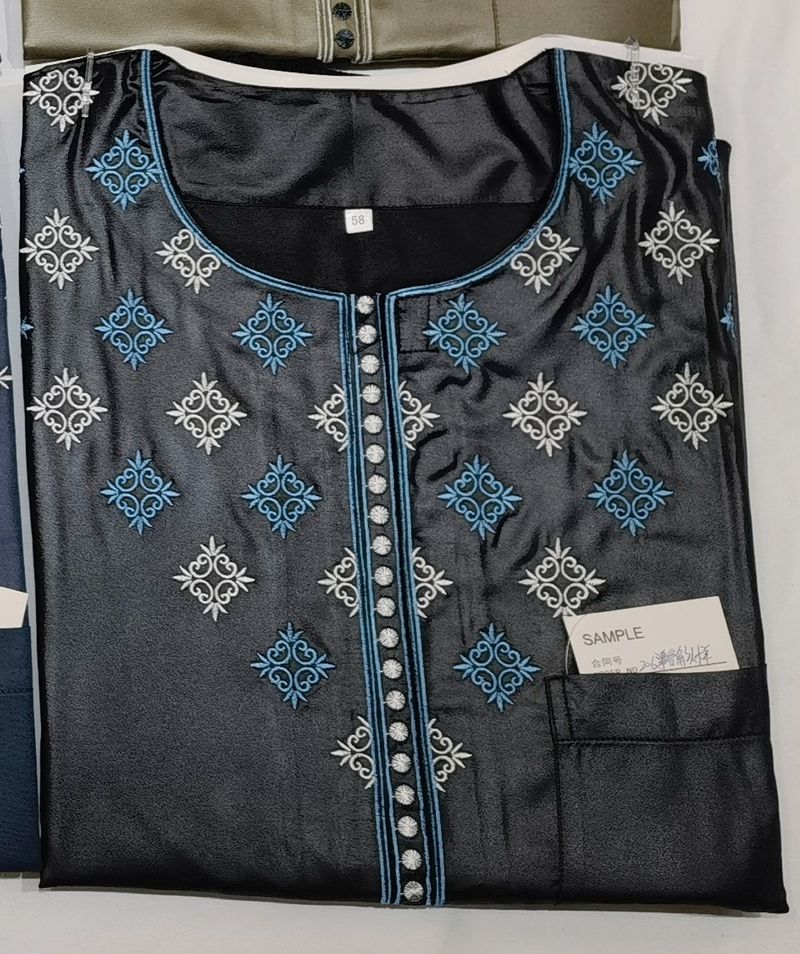 Muslim men's fashion retro suit new Muslim national clothing manufacturers wholesale_voghion.com