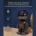 Cámara de seguridad para el hogar, 1 juego, 1080P, WiFi inteligente, aplicación, cámara robot, monitor de video para bebés, cámara robot con alarma inteligente, compatible con almacenamiento de extensión de 128 GB._voghion.com