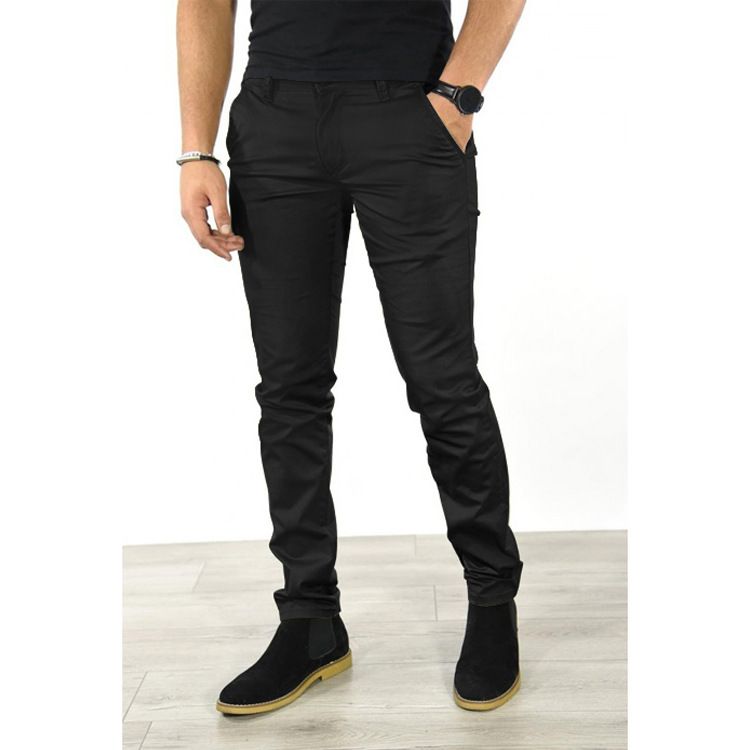 Pantaloni casual da uomo in tinta unita_voghion.com