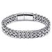 Hot SellingTitanium Steel Jewelry, Men's Stainless Steel Double Row Forward And Reverse Chain, Domineering And Trendy Titanium Steel Jewelry_voghion.com