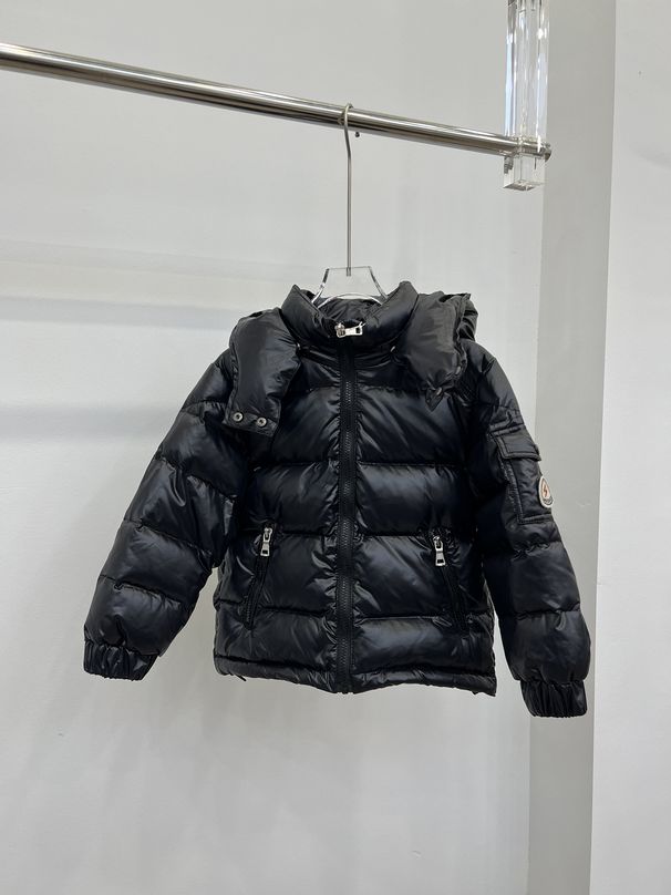 Children's Down Jacket Boys Short Winter New Baby Thick Warm Three Proof Shiny Surface Medium And Large Children's Boys And Girls Jacket_voghion.com