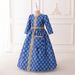 Children's Dress With Printed Waist And Long Sleeves For Small And Medium Sized Children Plus Bag Long Skirt Suit_voghion.com