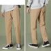 Men's Clothing Men's Casual Pants Spring and Summer Loose Trendy All Match Elastic Straight Nine Point Casual Pants Overalls_voghion.com