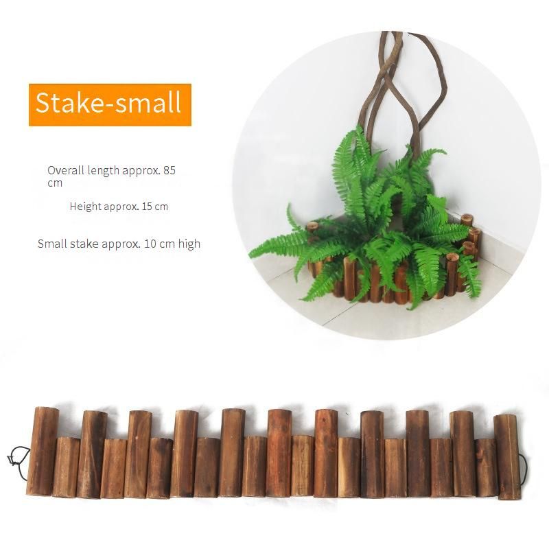Paneles de madera para valla - Divisoria rústica para jardín, para uso en exteriores e interiores (3 tamaños, fácil montaje, resistente a la intemperie, detalles decorativos)_voghion.com
