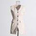 GraceChic 2025 New Fashion Casual Suit Set: Blazer Slim Vest + Short Trousers For Women In Autumn_voghion.com