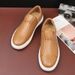 Casual foot set men's board shoes fashion large size round head men's shoes_voghion.com