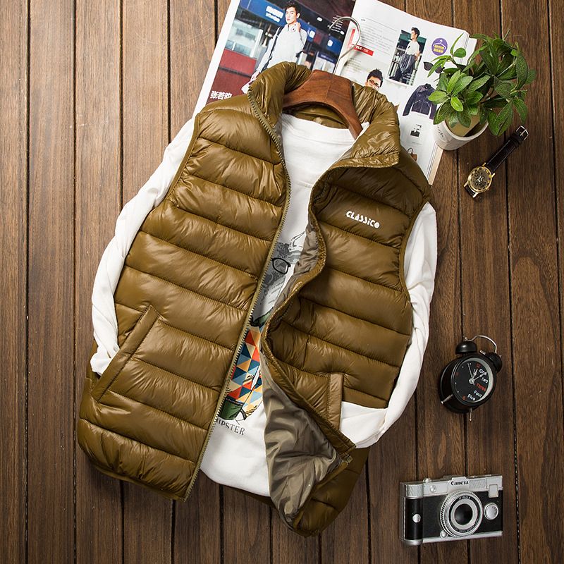 Herrenbekleidung Baumwollweste Herren Herbst und Winter neue Herrenversion der Baumwollweste Jugendpaarweste männlich große Weste Baumwollkleidung Flut_voghion.com