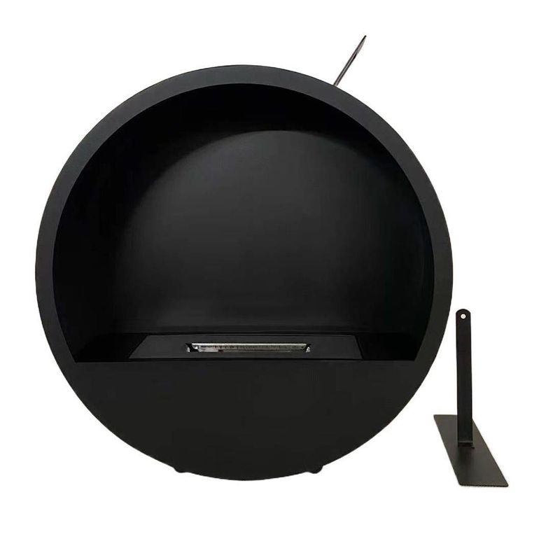 Style Tabletop Alcohol Fireplace Indoor Outdoor No Charging Required Real Flame Heating Atmosphere Fire Tray_voghion.com